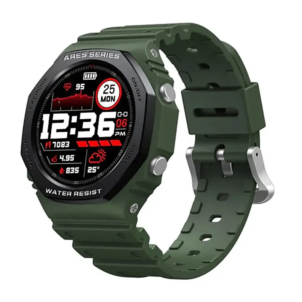 Zeblaze Ares 2 Rugged Smartwatch – Color: Green – View 1