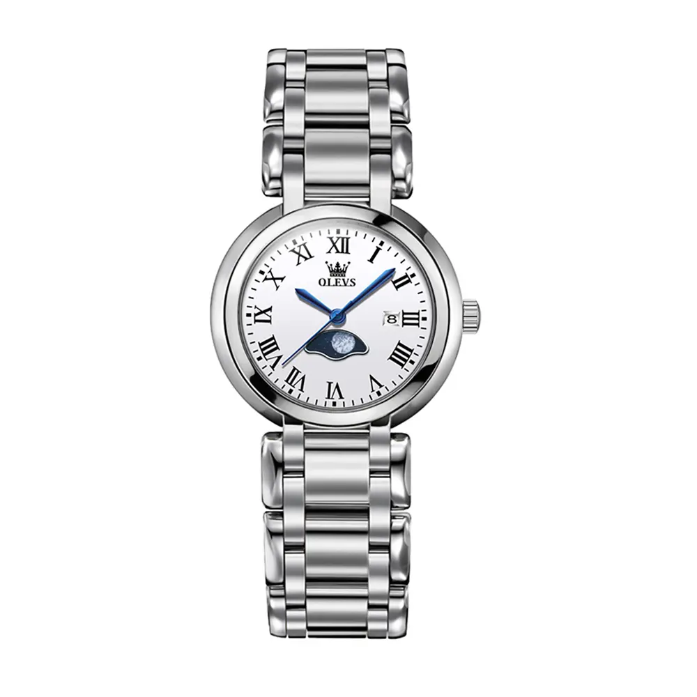 OLEVS 5573 Classic Luxury Alloy Bracelet Women’s Quartz Watch – View 1