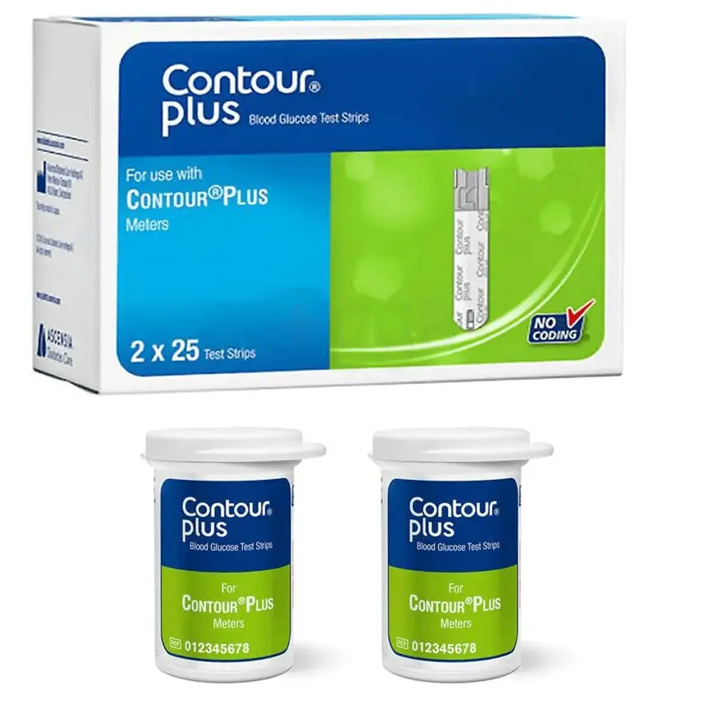 Contour No Coding Blood Glucose Test Strips Pack – View 1