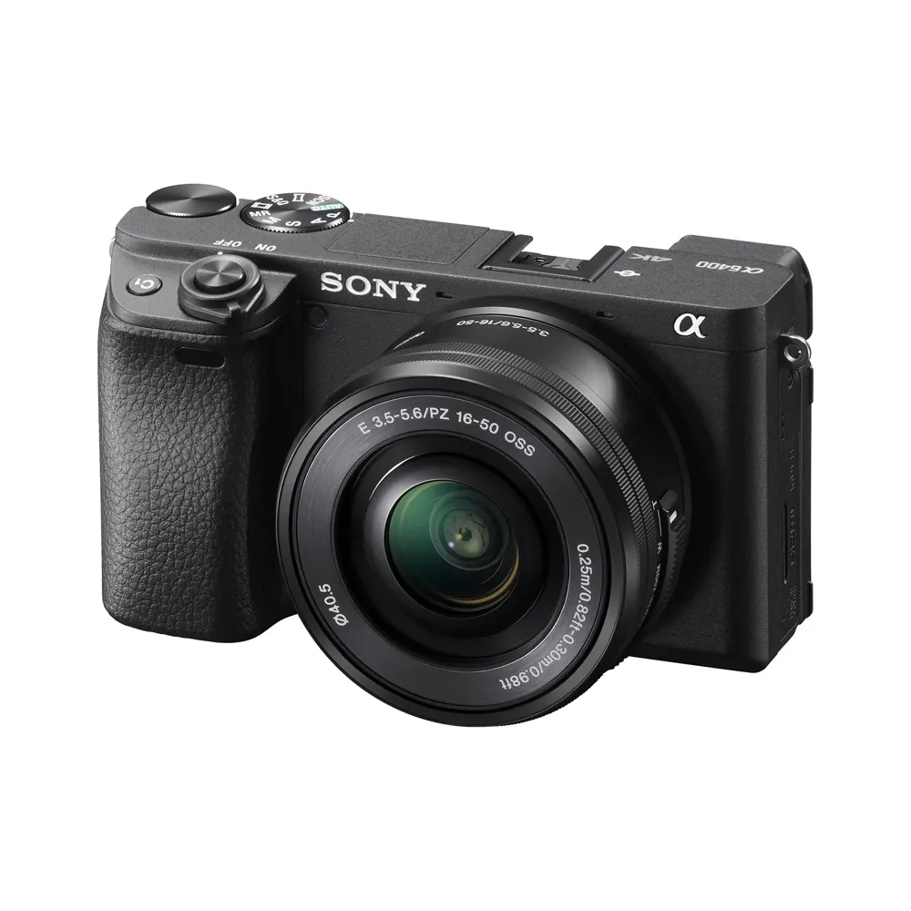 Sony Alpha A6400 with 16-50mm Lens Mirrorless Camera – View 1