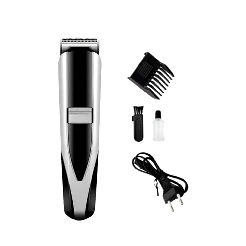 HTC AT-1105 Rechargeable Beard Hair Clipper and Trimmer for Men – Color: Silver – View 1