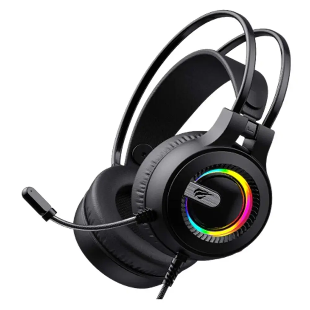 Havit Gamenote H2040d Wired Black RGB Gaming Headphone – View 1