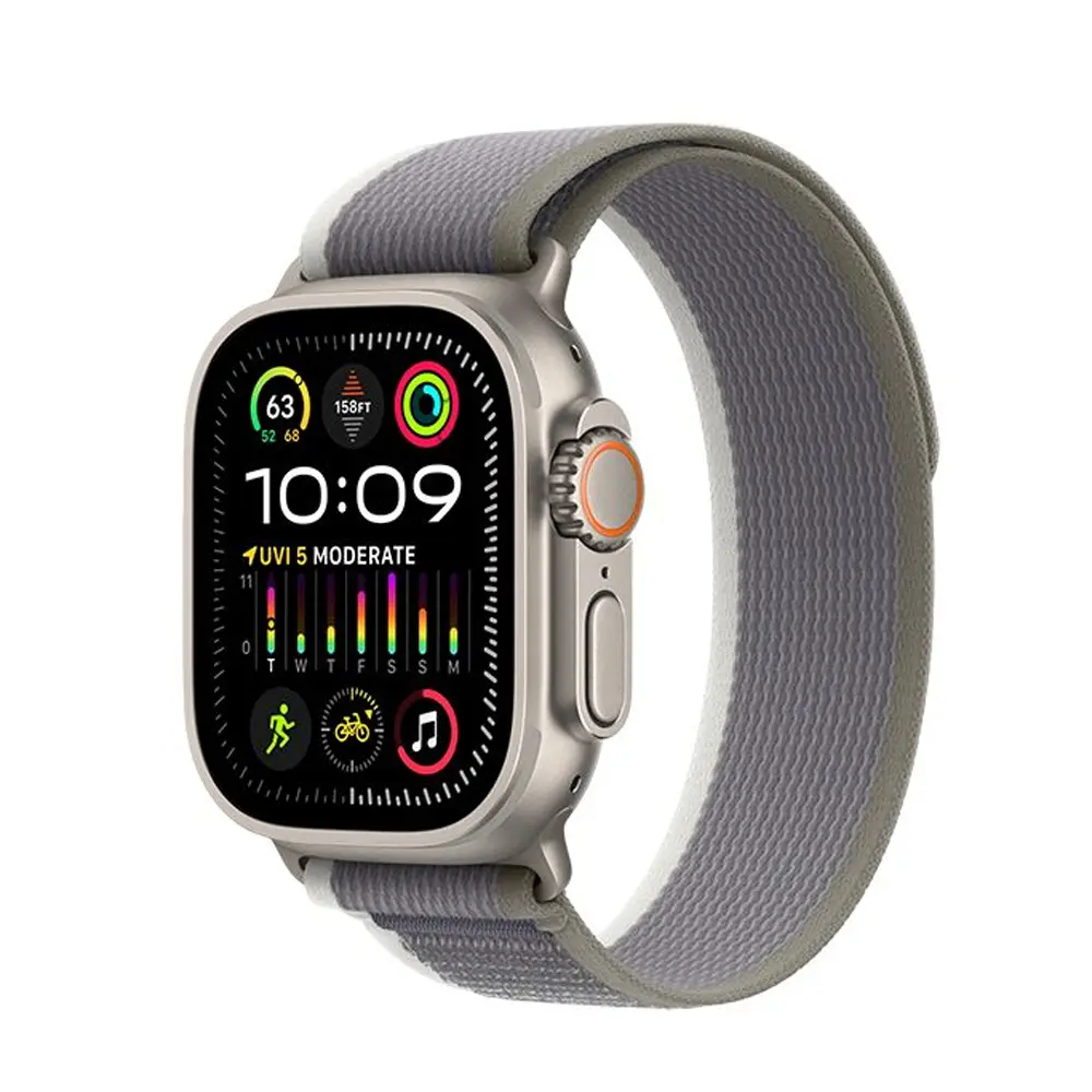 Apple Watch Ultra 2 with Trail Loop GPS + Cellular – Color: Gray – View 1