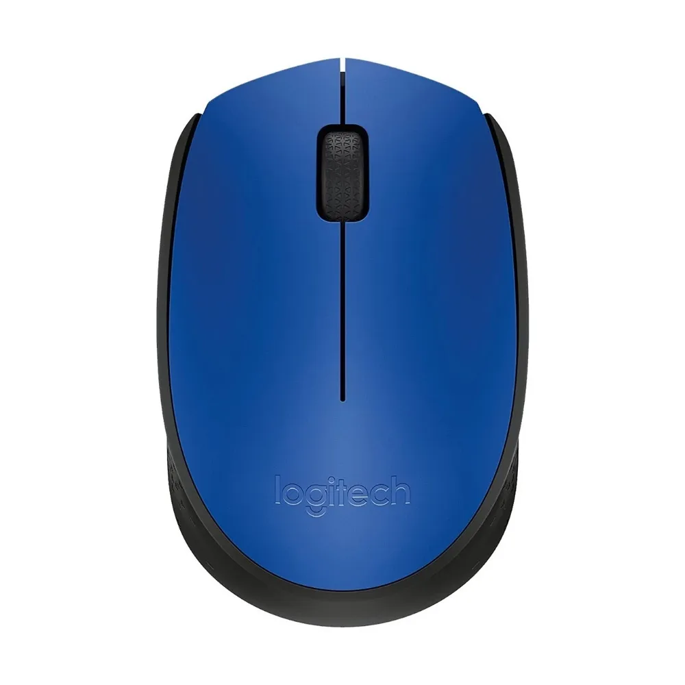 Logitech M170 Wireless Optical Mouse – Color: Blue – View 1