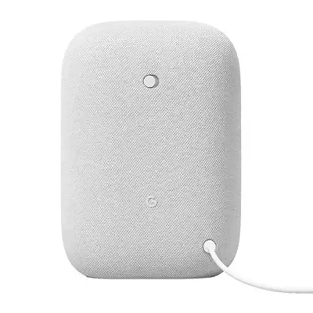 Google Nest Audio Voice Assistant Smart Speaker – Color: White – View 1