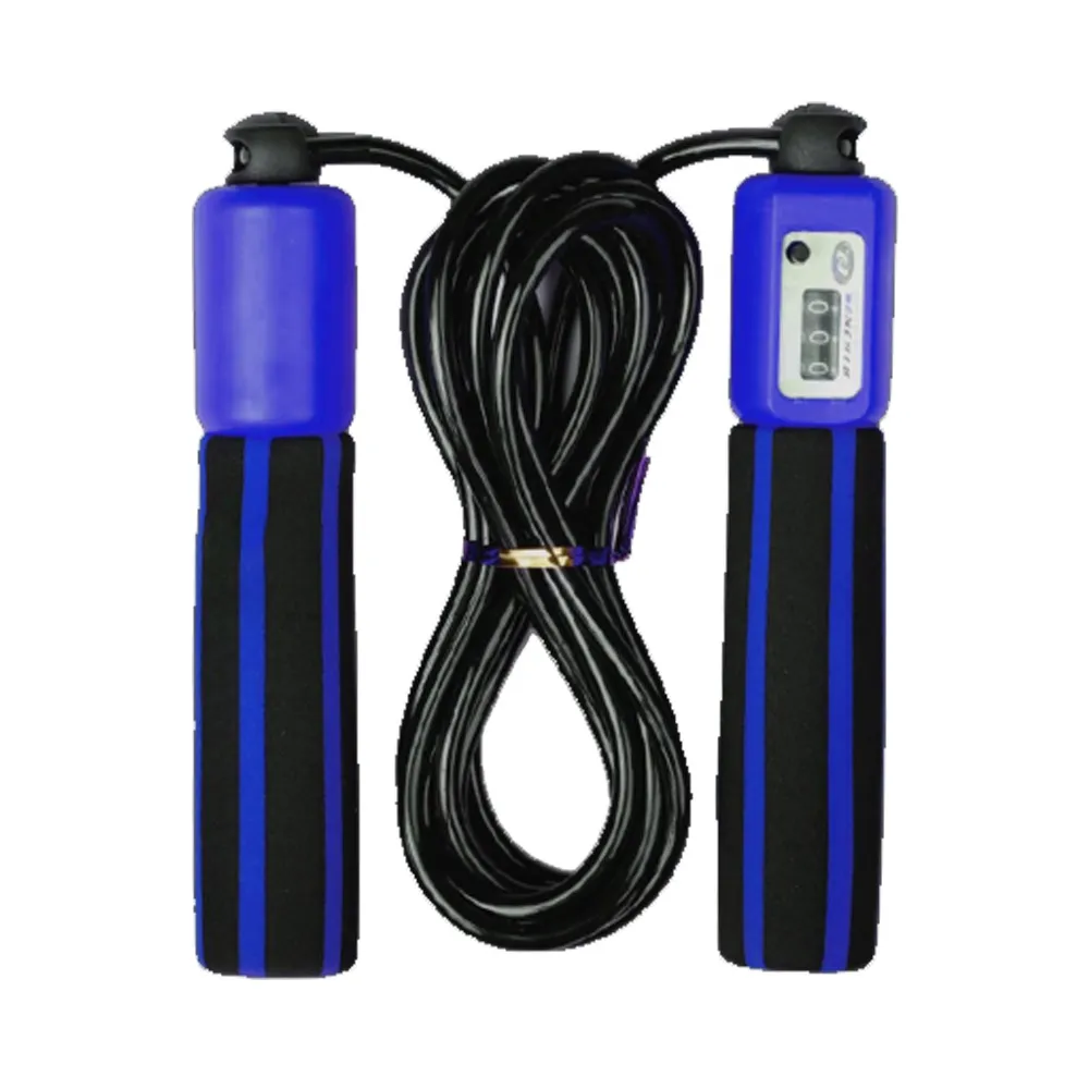 Ninja NS397 High-performance Counting Skipping Rope – Color: Blue – View 1