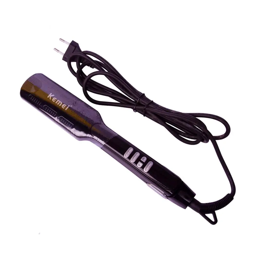 Kemei KM-1024 Professional Hair Care Electric Flat Iron Hair Straightener – View 1