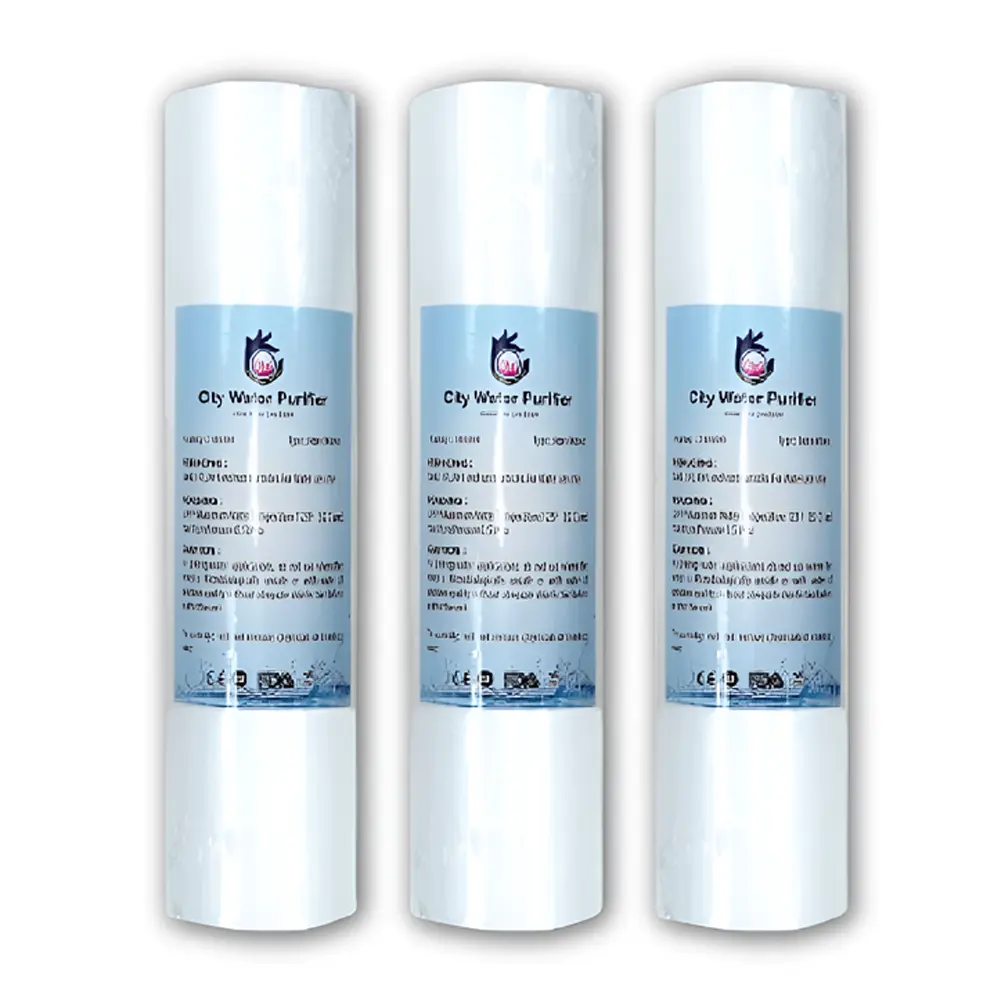 City Water Purifier RO Water Purifier PP, GAC, CTO Filters Cartridge Set – View 1