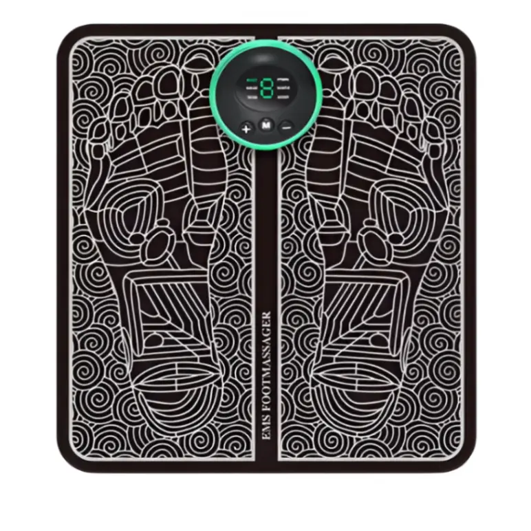 Portable Electric EMS Foot Massager Mat for Leg & Foot Relaxation – View 1