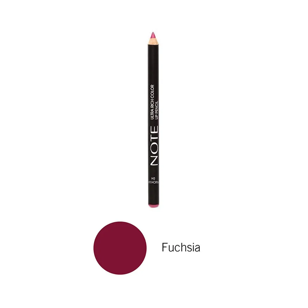 Note 04 Fuchsia Ultra Rich Color Cruelty-Free Lip Liner Pencil – View 1