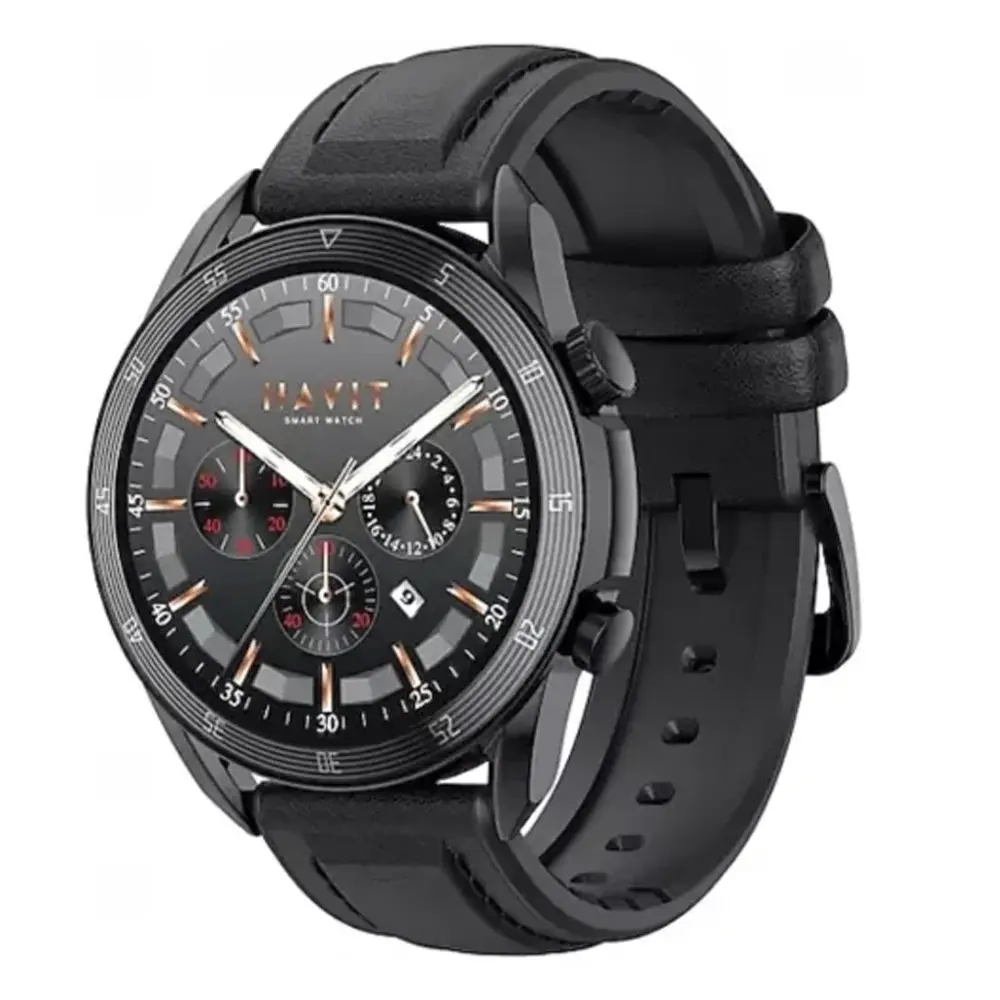 Havit M9030 Pro Bluetooth Waterproof Smart Watch – Color: Black – View 1