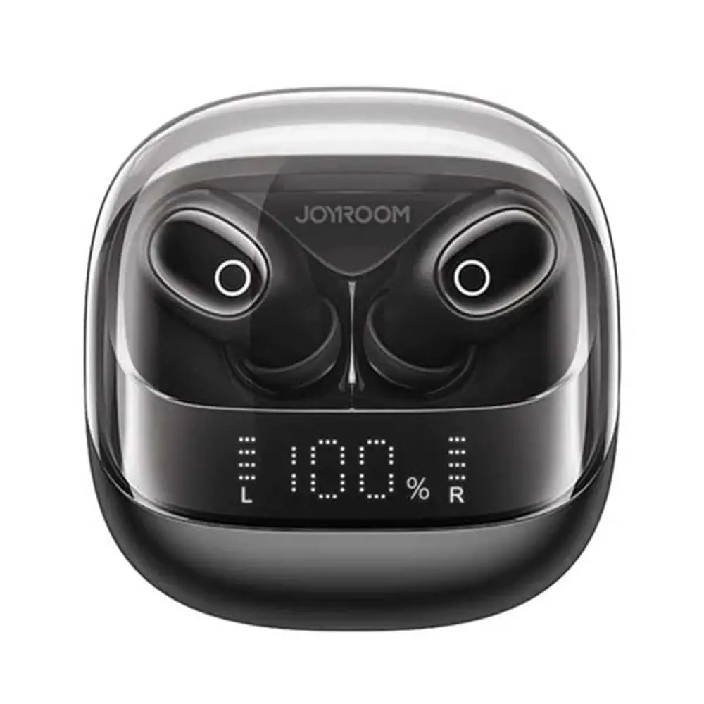 Joyroom JR-DB2 True Wireless Earbuds with Digital Display – Color: Black – View 1