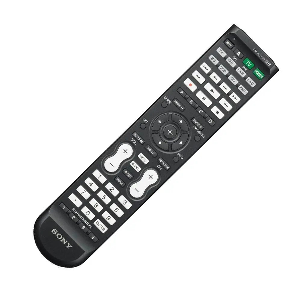 Sony RMVLZ620 Universal Remote Controller Black Color – View 1