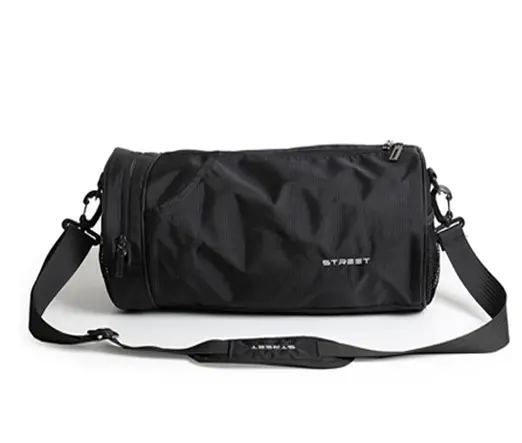 Small Sports Gym Bag Workout Lightweight Duffel Bags for Men and Women – Color: Black – View 1