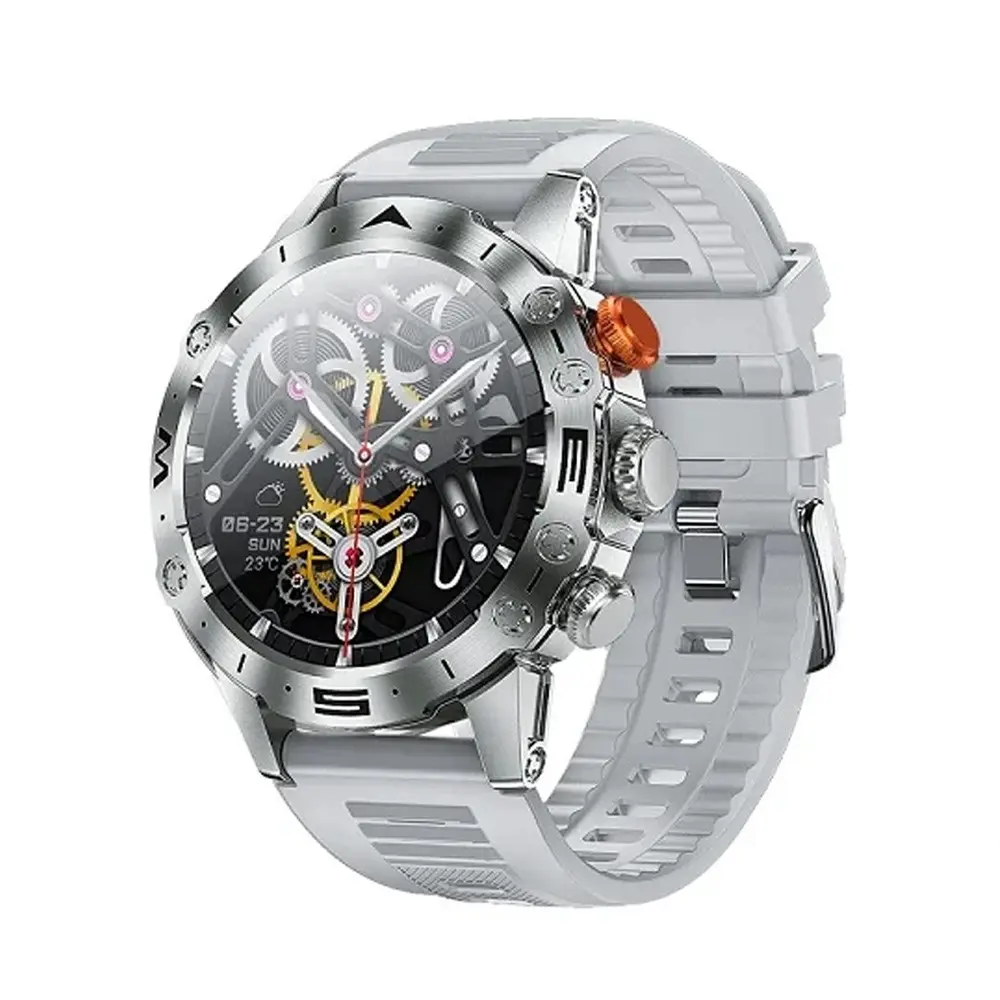 Hoco Y20 Sports Bluetooth Calling Smart Watch – Color: Silver – View 1