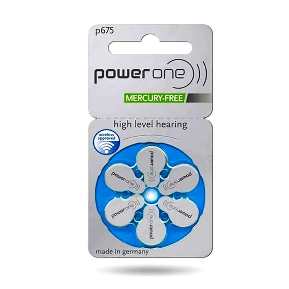 Power One -Germany Hearing Aid Battery Size 675 – View 1
