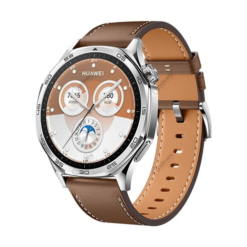 Huawei GT 5 46mm AMOLED Smartwatch – Color: Brown – View 1