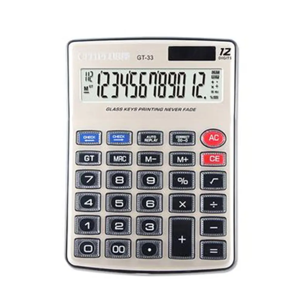 Citiplus GT-33 Glass Key With LCD Display Electronic Calculator – View 1