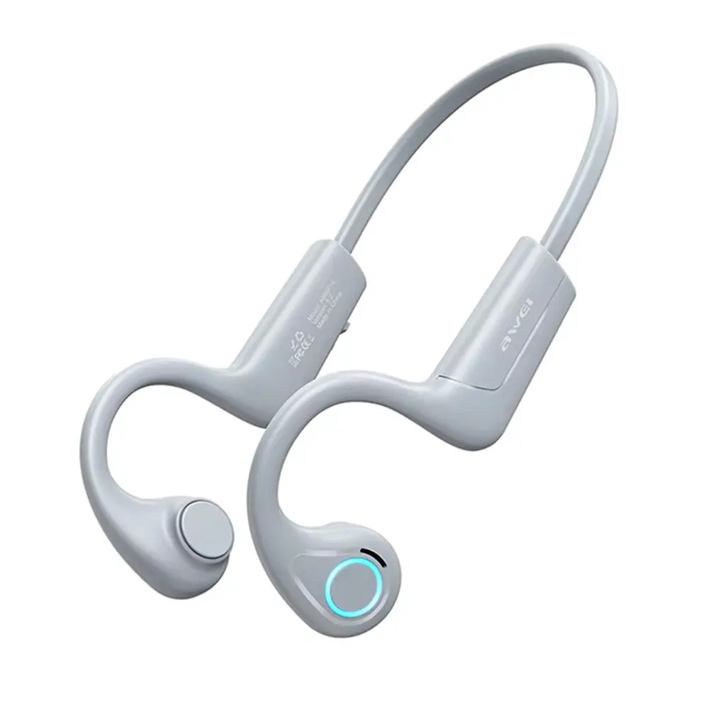 Awei A886 Pro Air Conduction Bluetooth Wireless Neckband – Color: Gray – View 1