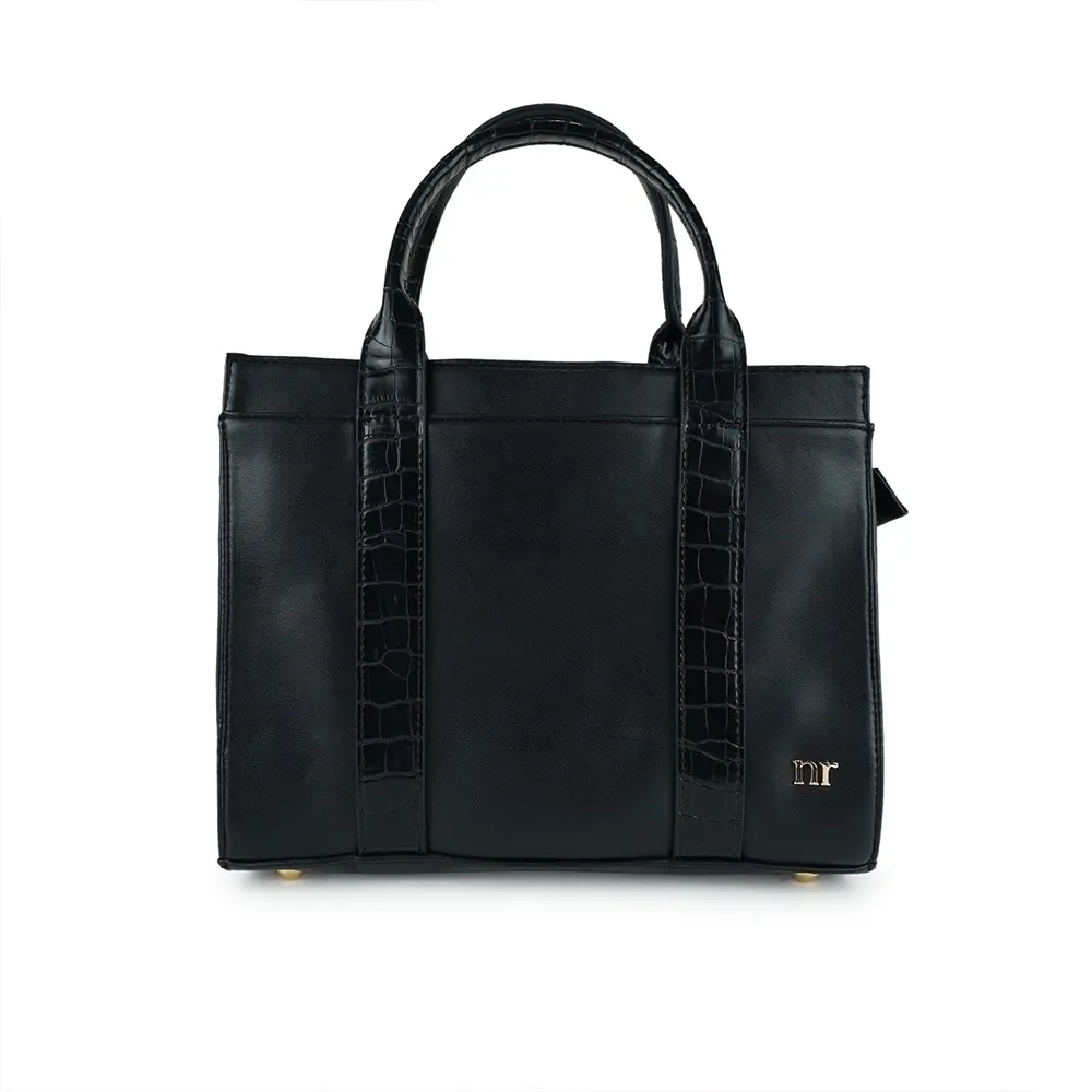 Nino Rossi 0755CA61 Women Spacious Interior HandBag – Color: Black – View 1