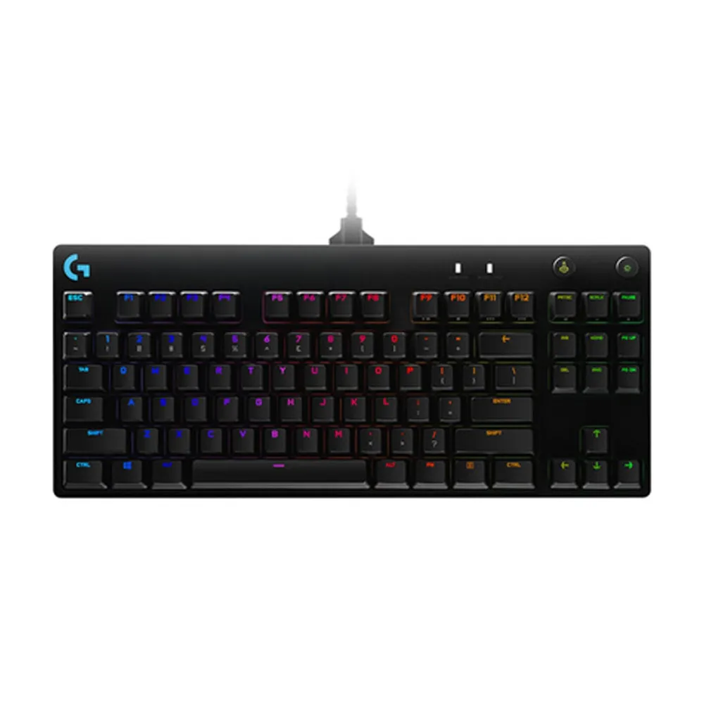 Logitech G PRO Tenkeyless RGB Mechanical Gaming Keyboard – View 1