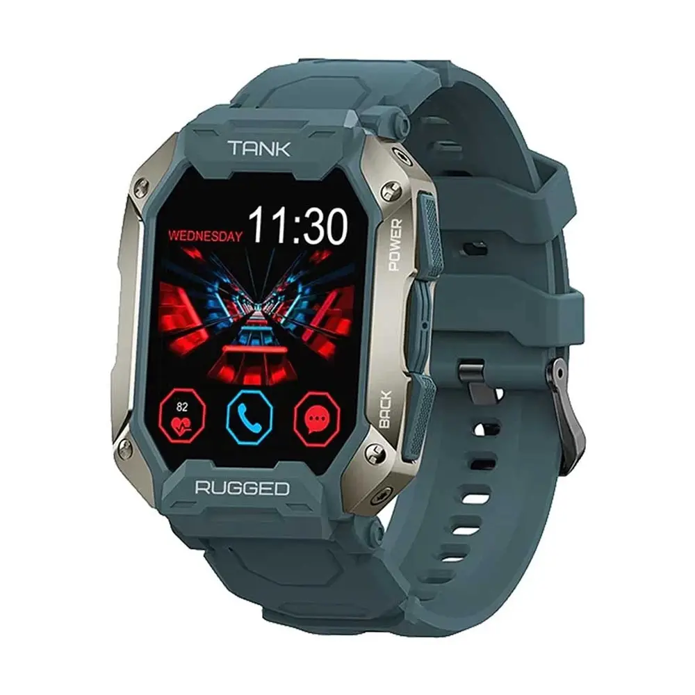 Kospet Tank M1 Pro Bluetooth Calling Smartwatch – Color: Blue – View 1