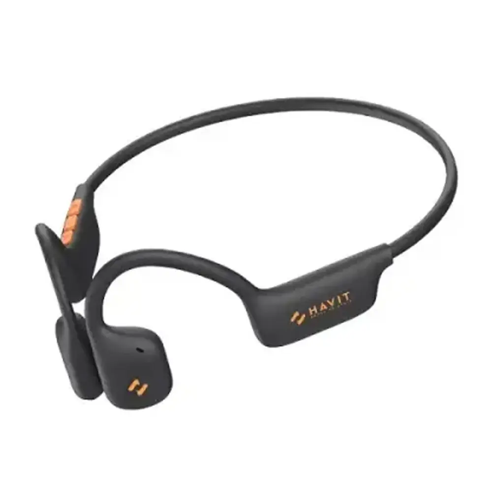 Havit Freego1 Air Conduction Bluetooth Headphone – Color: Black – View 1