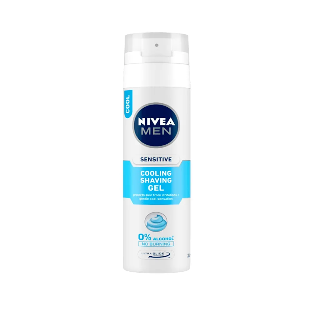 Nivea Men Sensitive Cool No Burning 0% Alcohol Shaving Gel – View 1
