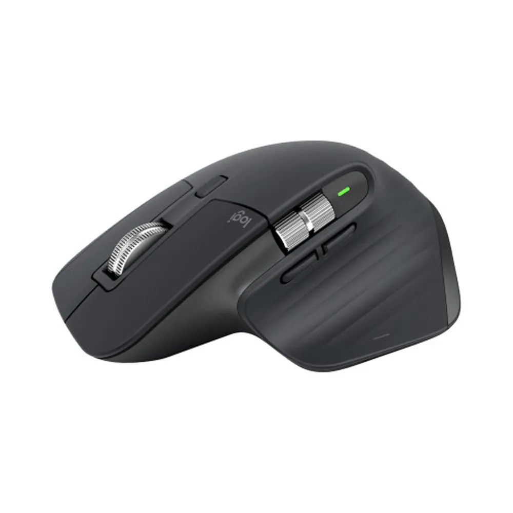 Logitech MX MASTER 3S High-performance Wireless Mouse – Color: Black – View 1