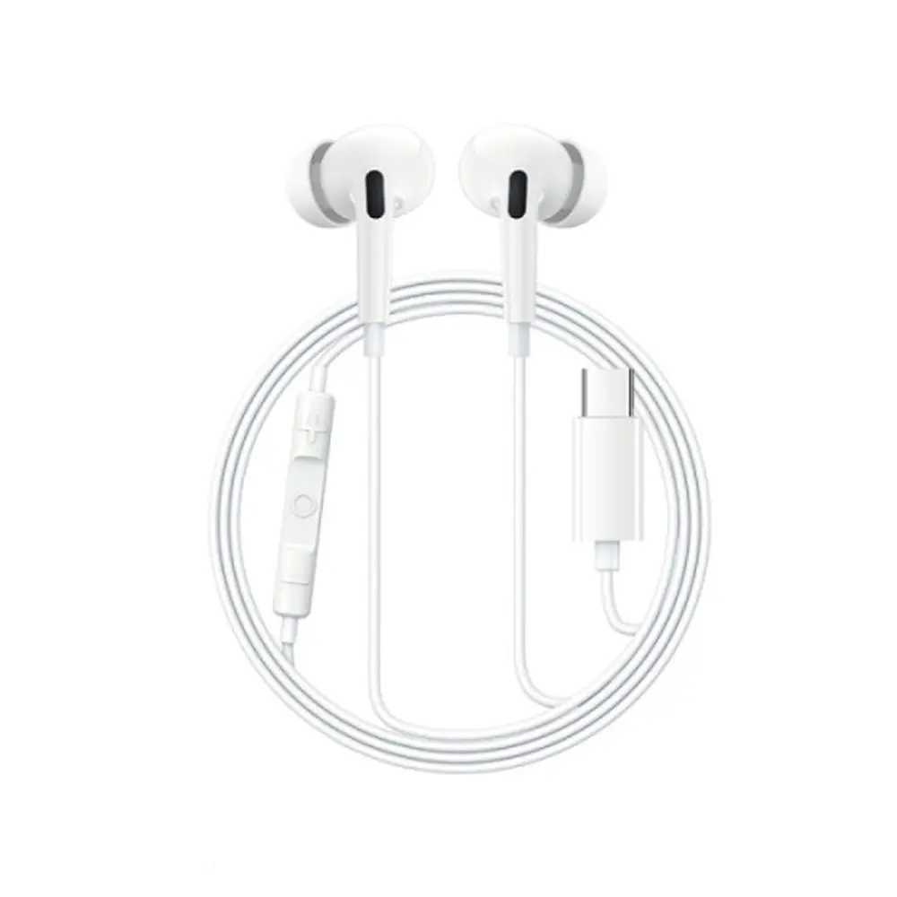  Baseus Encok CZ18 Type-C Wired Earphone – Color: White – View 1