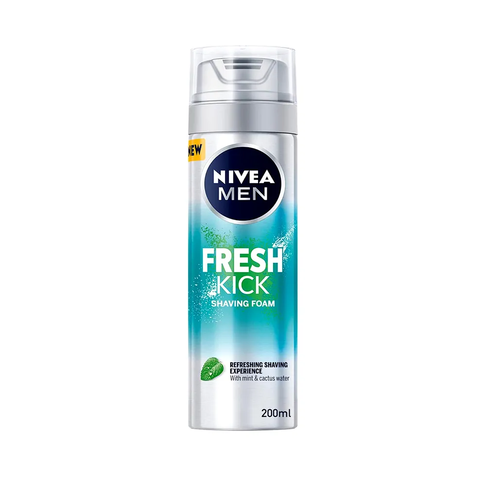 Nivea Fresh Kick Refreshing & Experience Shaving Foam 200ml – View 1