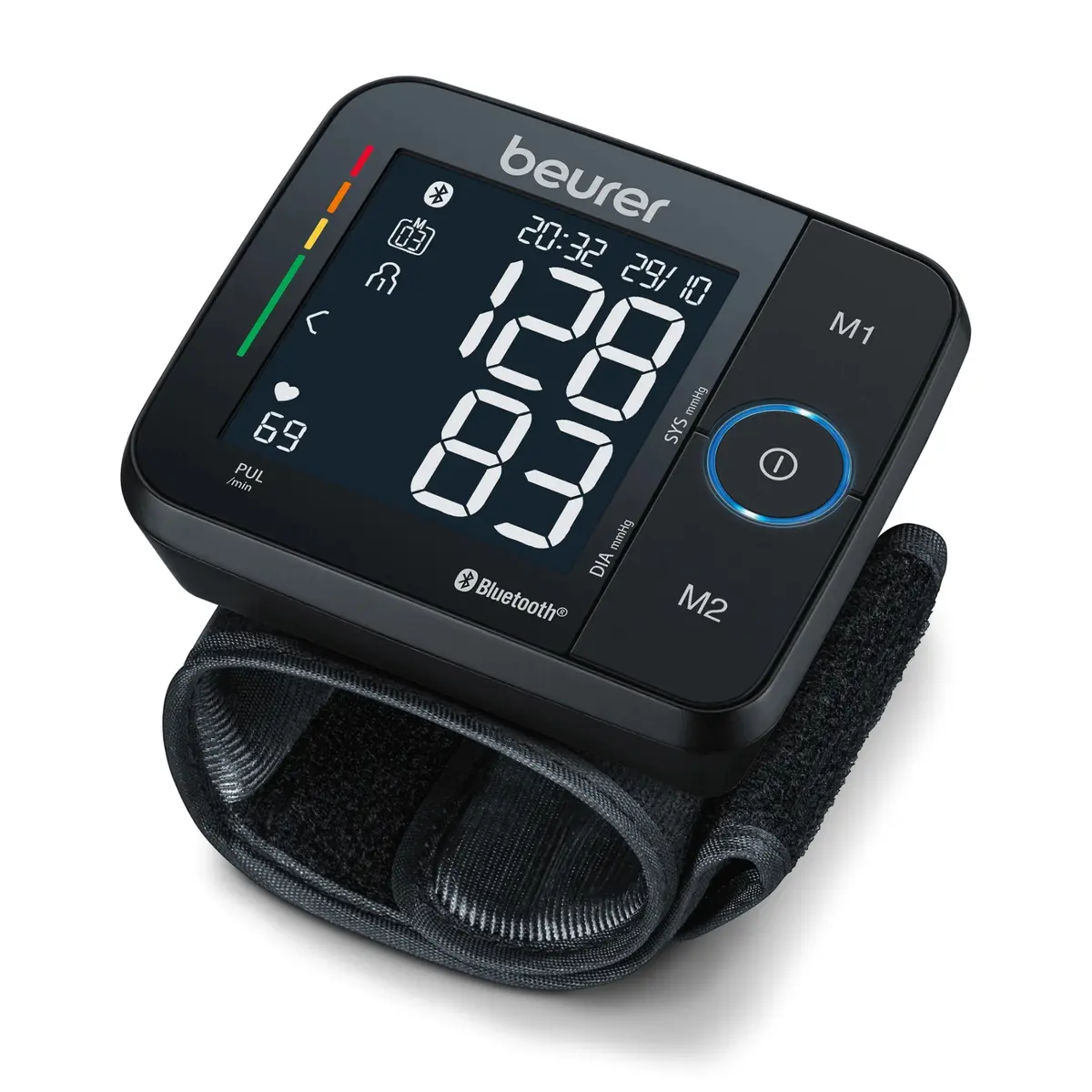 Beurer BC-54 Automatic Wrist Blood Pressure Monitor with Bluetooth – View 1