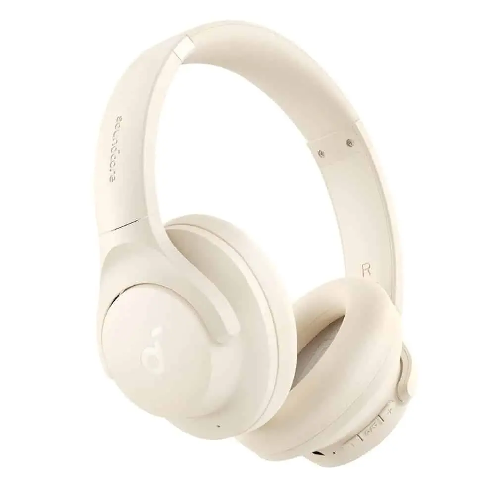 Anker Soundcore Q20i Hybrid Bluetooth Wireless Headphones – Color: White – View 1