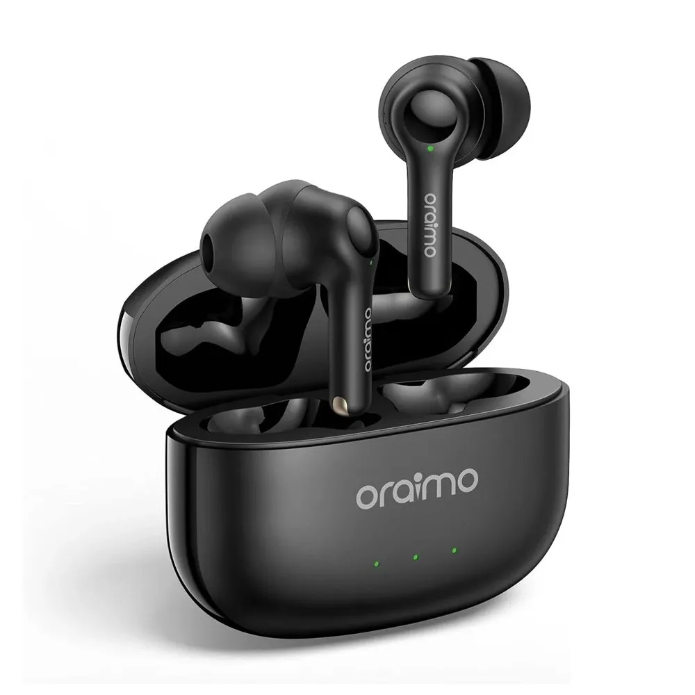 Oraimo FreePods 3C True Wireless Earbuds – Color: Black – View 1