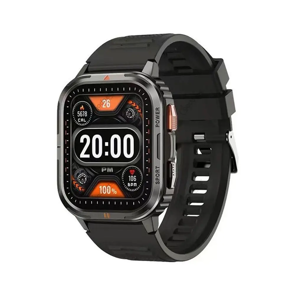 WiWU SW05 Water Resistance Smart Watch – Color: Black – View 1
