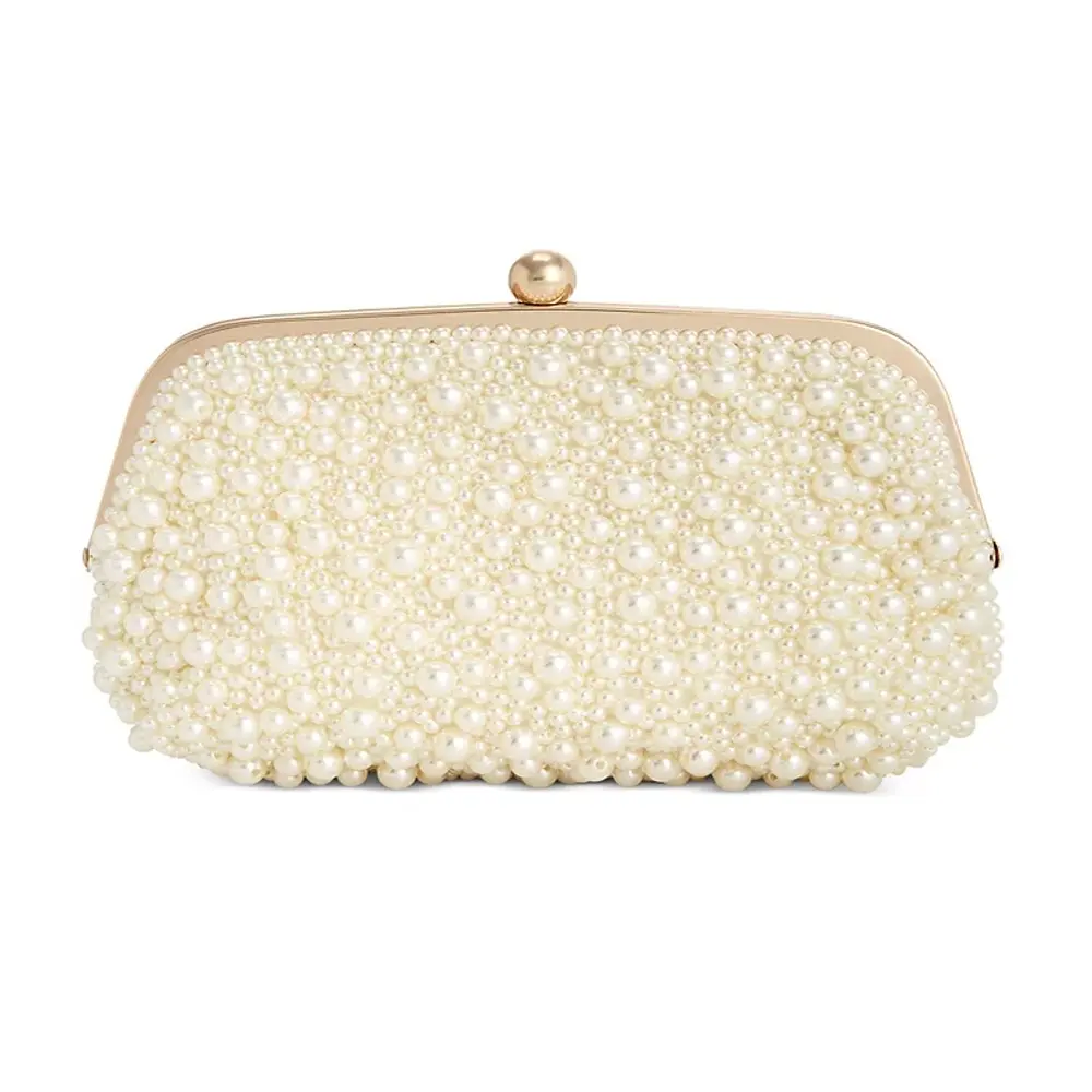 International Concepts Gold-tone Exterior Clutche – View 1
