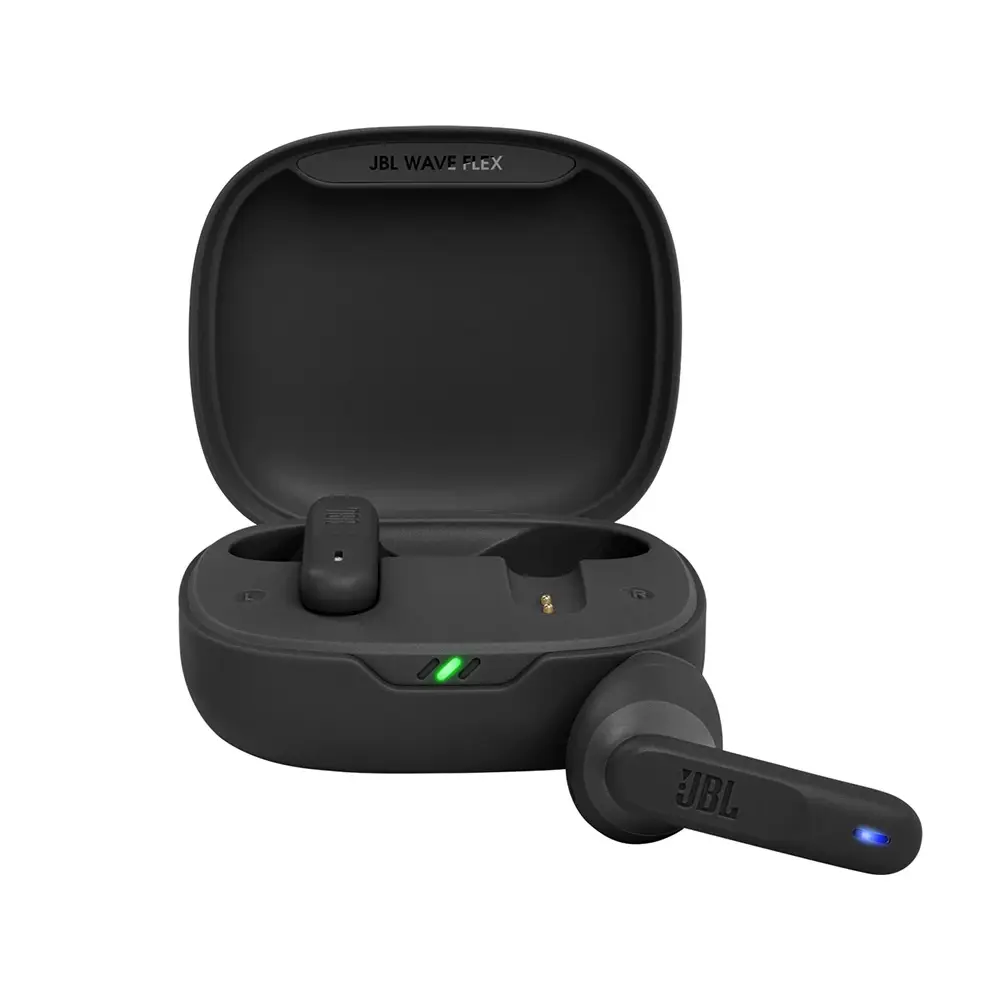JBL Wave Flex In-Ear True Wireless Earbuds – Color: Black – View 1