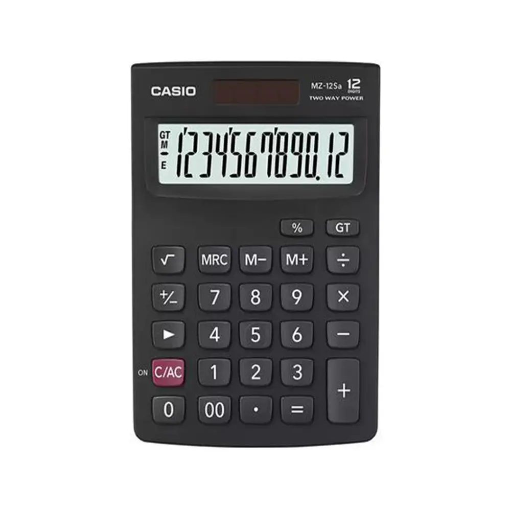 Casio MZ-12SA 12 digits Desktop Calculator Original – View 1