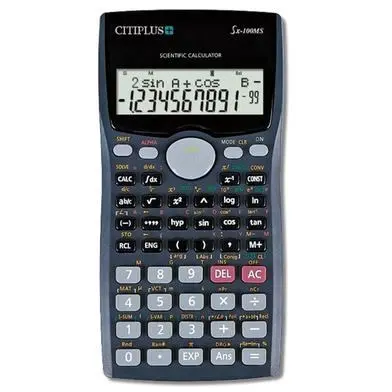Citiplus  - Sx-100MS  which shows up to 12 digits at once Scientific Calculator for Students – View 1