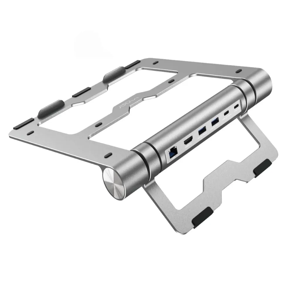 Vyvylabs Wisdom Series VHW06-GY Laptop Stand 6-in-1 Multifunctional – View 1