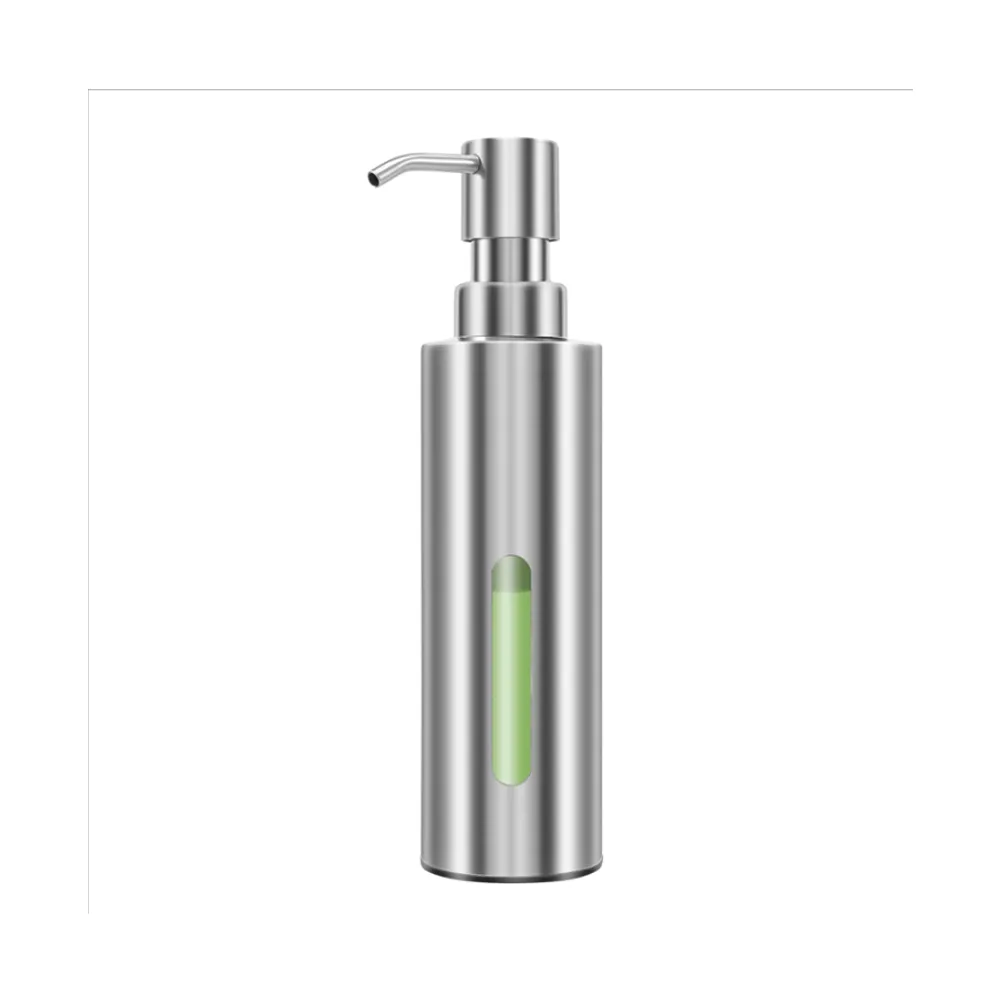 7Oz Hand Liquid Soap Pump Dispenser for Bathroom, Stainless Steel for Kitchen – View 1