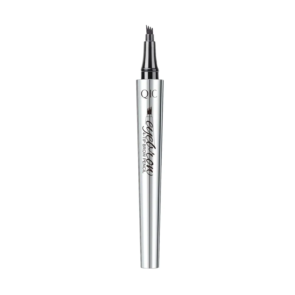 QIC Eyebrow Pencil with 4 Tip Microblade Eyebrow Pen Gray – View 1