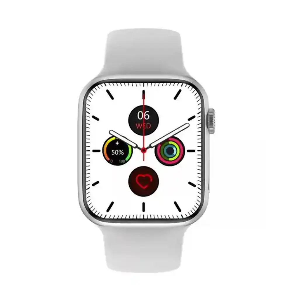 Microwear W17 Bluetooth calling Smart Watch – Color: White – View 1
