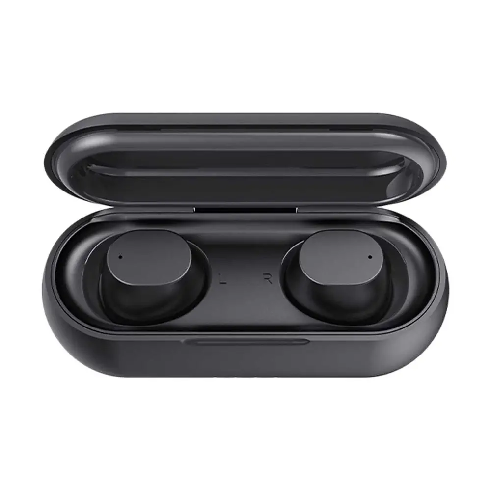 Havit i98 TWS Bluetooth Dual Earbuds With Charging Case – Color: Black – View 1
