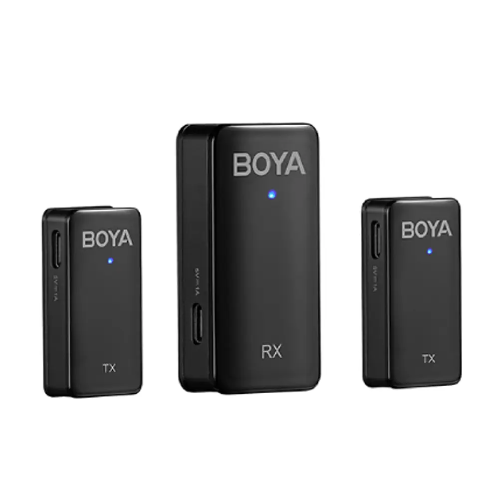 Boya BY-Wmic5-M2 2.4GHz Dual-Channel Ultracompact  Wireless Microphone  – View 1