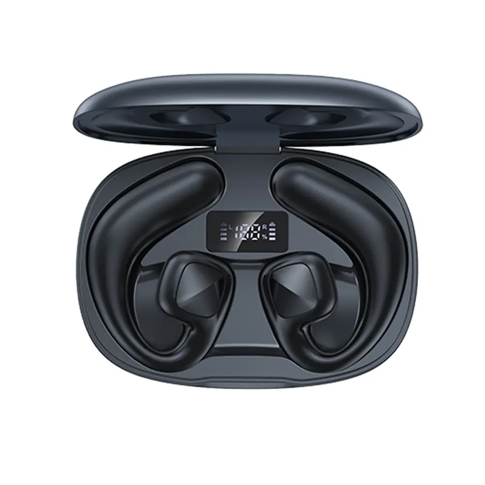 Awei T67 True Wireless Bluetooth Earbuds – Color: Black – View 1