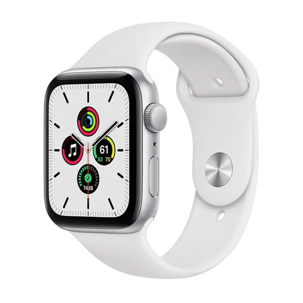 Apple Watch SE 2020 44mm GPS Smartwatch – Color: Silver – View 1