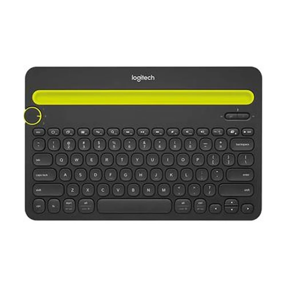 Logitech K480 Bluetooth Multi-Device Keyboard – Color: Black – View 1