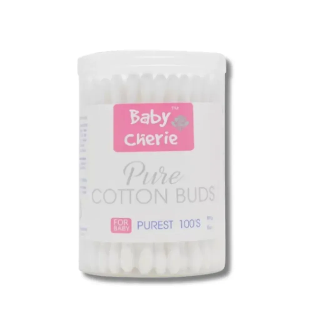 Cherien Plastic Stick Pure Cotton Buds 100Pcs Attractive Box  – View 1