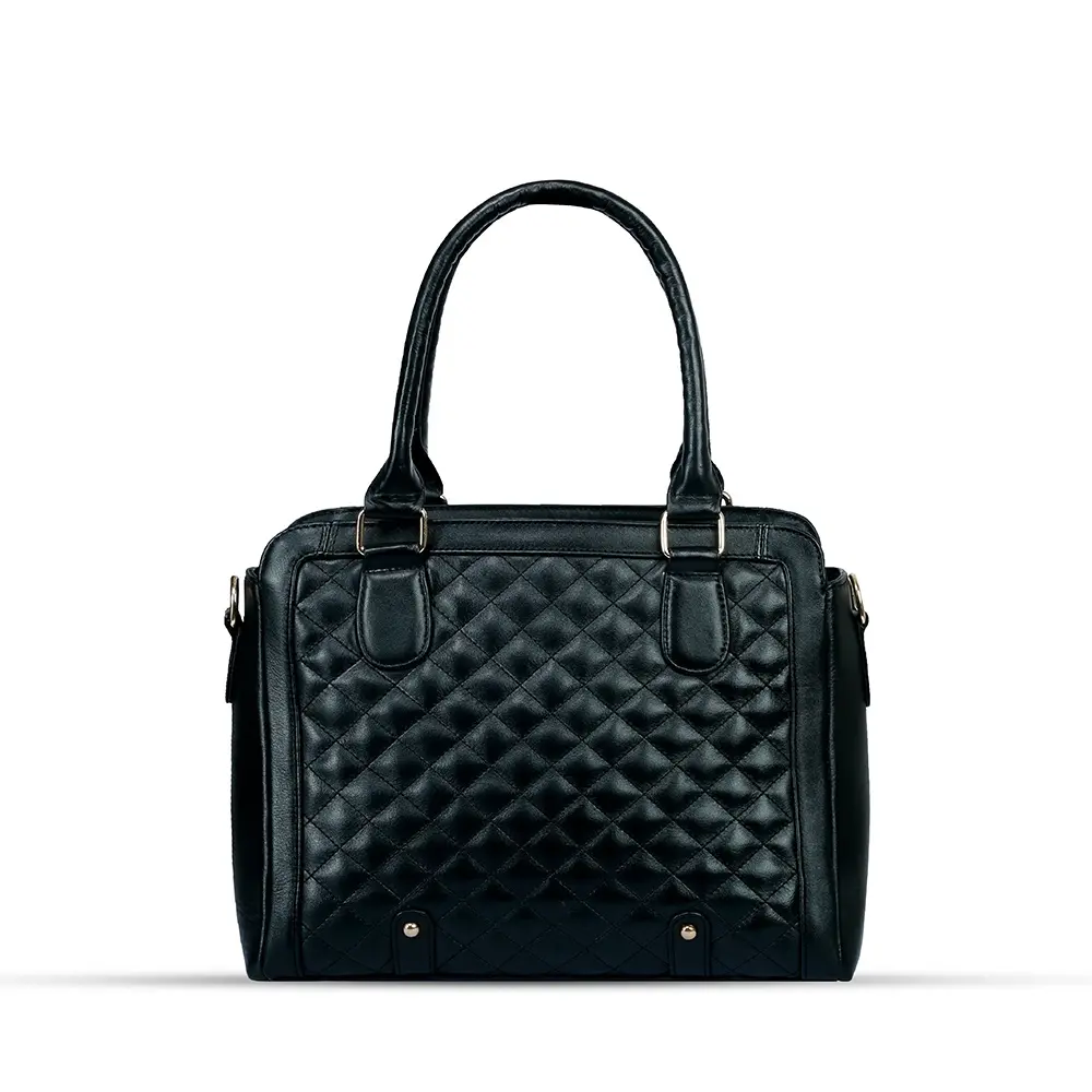 Long-lasting PU Leather Crossbody Hand Bag For Women – Color: Black – View 1